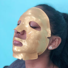 Load image into Gallery viewer, 24K Gold Collagen Face Mask
